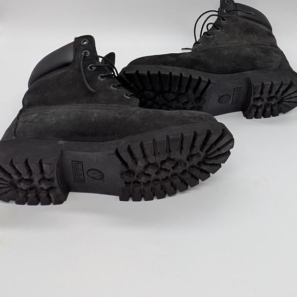 Timberland Boots- Youth Black Nubuck  Size 7 - Picture 7 of 7